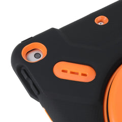 PEPKOO For iPad 10.2 (2021)(2020)(2019)/Air 10.5 inch (2019) 360 Degree Rotation Kickstand PC + Silicone Smart Tablet Case Cover