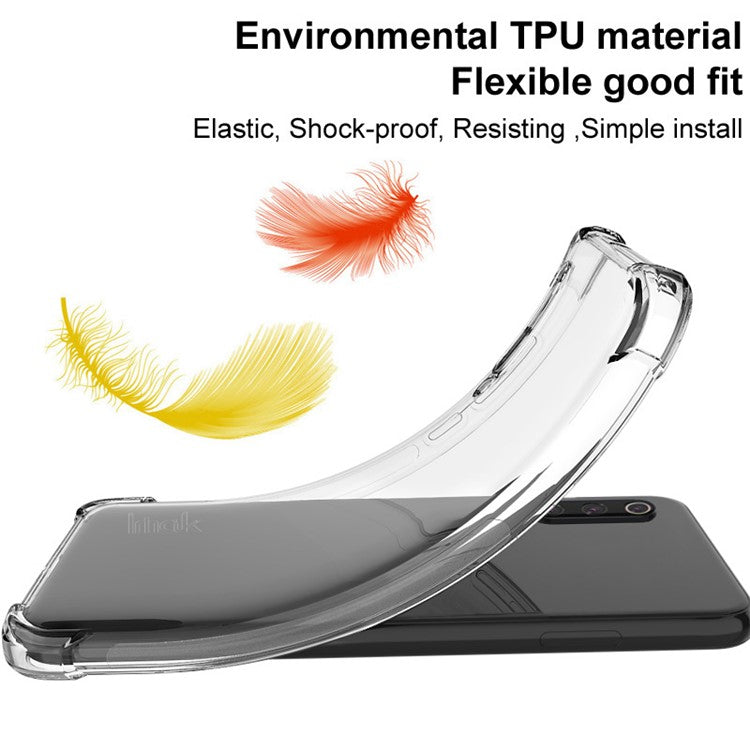 IMAK Four-Corner Airbag Armor Shockproof Anti-Scratch Soft TPU Phone Case with Screen Protector for iPhone 13 mini 5.4 inch - TechGearPal