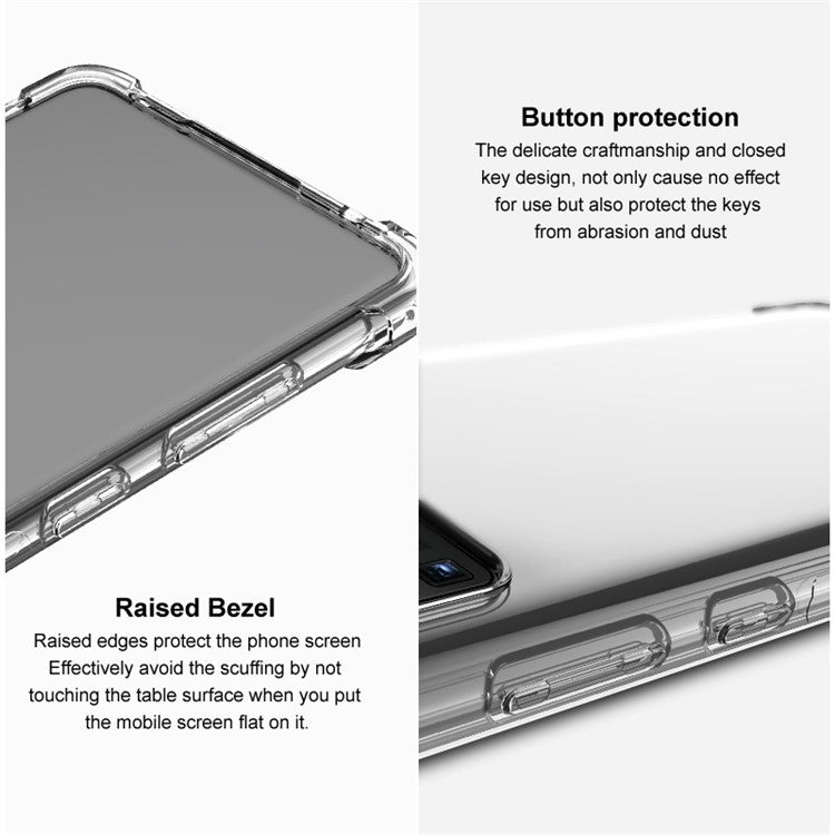 IMAK Four-Corner Airbag Armor Shockproof Anti-Scratch Soft TPU Phone Case with Screen Protector for iPhone 13 mini 5.4 inch - TechGearPal