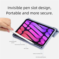 MUTURAL Lightweight PC+TPU Tablet Cover Portable Protective Case with Pencil Holder for iPad mini (2024) / mini (2021)