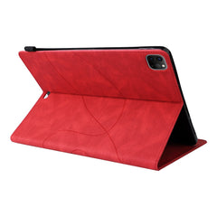 For iPad Pro 12.9 (2022) / (2021) / (2020) / (2018) Leather Case Wallet Stand Color Splicing Phone Cover