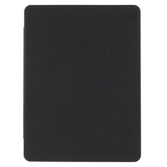 TOTU AA-166 Tri-fold Stand Auto Wake/Sleep Pencil Holder Flip Clear Back Design PU Leather + TPU Case for iPad 10.2 (2019)/(2020)/(2021)