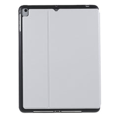Étui de protection intelligent en cuir PU avec support en fibre de carbone et porte-crayon pour iPad 9,7 pouces (2017)/(2018) / Air (2013)/Air 2 / iPad Pro 9,7 pouces (2016) 
