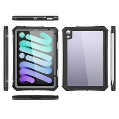 SHELLBOX For iPad mini (2024) / (2021) 2m Drop-Resistant IP68 Waterproof Case Protective Shell with Kickstand