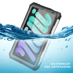 SHELLBOX For iPad mini (2024) / (2021) 2m Drop-Resistant IP68 Waterproof Case Protective Shell with Kickstand