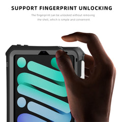 SHELLBOX For iPad mini (2024) / (2021) 2m Drop-Resistant IP68 Waterproof Case Protective Shell with Kickstand