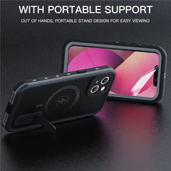 REDPEPPER IP68 Waterproof Anti-Scratch Protective Case with Kickstand and Lanyard for iPhone 13 6.1 inch Compatible with Magsafe Magnetic Chargin - TechGearPal