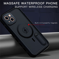 REDPEPPER IP68 Waterproof Anti-Scratch Protective Case with Kickstand and Lanyard for iPhone 13 6.1 inch Compatible with Magsafe Magnetic Chargin - TechGearPal