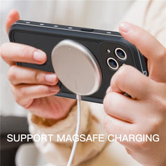 REDPEPPER IP68 Waterproof Anti-Scratch Protective Case with Kickstand and Lanyard for iPhone 13 6.1 inch Compatible with Magsafe Magnetic Chargin - TechGearPal