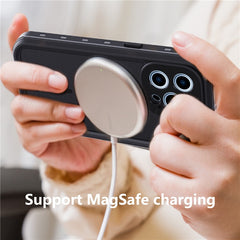 REDPEPPER Kickstand PC+TPU Shockproof IP68 Waterproof Case with Lanyard for iPhone 13 Pro Max 6.7 inch Compatible with Magsafe Magnetic Chargin - TechGearPal