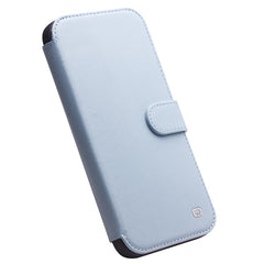 QIALINO Genuine Cowhide Leather Wallet Protective Phone Case Cover for iPhone 13 mini 5.4 inc - TechGearPal
