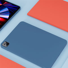 MUTURAL Solid Color Shockproof Microfiber Lining Liquid Silicone+PC Protective Tablet Case Cover for iPad Pro 11 (2022) / (2021) / (2020)