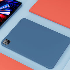 MUTURAL Microfiber Lining Liquid Silicone+PC Protective Tablet Case Cover for iPad Pro 12.9 (2022) / (2021) / (2020) / (2021) / (2022)