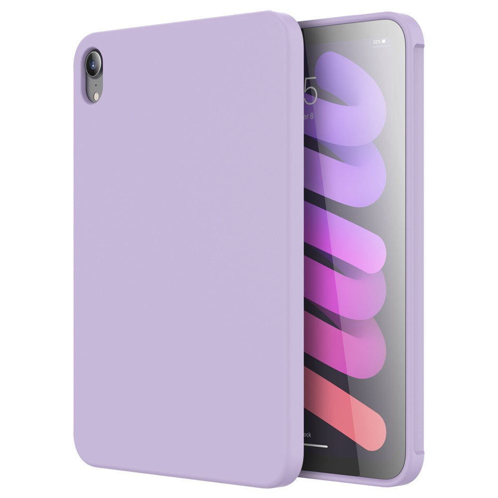 MUTURAL Fall-proof Liquid Silicone+PC Microfiber Lining Protective Tablet Case Cover for iPad mini (2021)