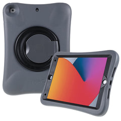 Étui PEPKOO pour tablette iPad 10.2 (2021) avec support rotatif à 360 degrés et cadre renforcé en EVA 