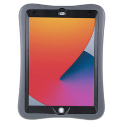 Étui PEPKOO pour tablette iPad 10.2 (2021) avec support rotatif à 360 degrés et cadre renforcé en EVA 