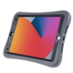 Étui PEPKOO pour tablette iPad 10.2 (2021) avec support rotatif à 360 degrés et cadre renforcé en EVA 