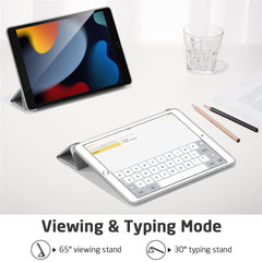 ESR Rebound Series for iPad 10.2 (2021)/(2020)/(2019) Tablet Case, Auto Wake/Sleep Folio Trifold Stand PU Leather TPU Back Shockproof Cover