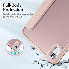 ESR Rebound Hybrid Series for iPad mini (2024) / mini (2021) Tri-Fold Stand Anti-Fall PU Leather+PC+TPU Detachable Magnetic Cover Case