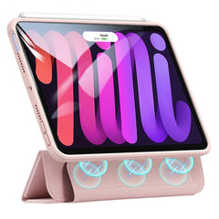 ESR Rebound Hybrid Series for iPad mini (2024) / mini (2021) Tri-Fold Stand Anti-Fall PU Leather+PC+TPU Detachable Magnetic Cover Case