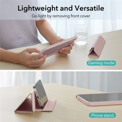 ESR Rebound Hybrid Series for iPad mini (2024) / mini (2021) Tri-Fold Stand Anti-Fall PU Leather+PC+TPU Detachable Magnetic Cover Case