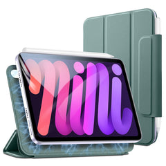 ESR Rebound Series for iPad mini (2024) / mini (2021) Tri-Fold Stand Double-Sided Magnet PU Leather Cover Case with Magnetic Clasp