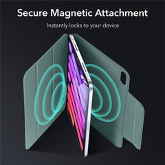 ESR Rebound Series for iPad mini (2024) / mini (2021) Tri-Fold Stand Double-Sided Magnet PU Leather Cover Case with Magnetic Clasp