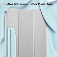 ESR Trifold Stand Smart Case for iPad mini (2024) / mini (2021), PU Leather+Hard PC Back Cover with Pen Holder