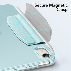 ESR Trifold Stand Smart Case for iPad mini (2024) / mini (2021), PU Leather+Hard PC Back Cover with Pen Holder