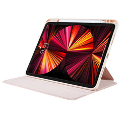 MUTURAL for iPad Air (2020) / (2022) / Pro 11 (2020) / (2021) / (2022) Slim Stand Protective Cover Clear Transparent Back Shell with Built-in Pencil Holder