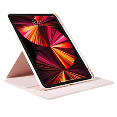 MUTURAL for iPad Air (2020) / (2022) / Pro 11 (2020) / (2021) / (2022) Slim Stand Protective Cover Clear Transparent Back Shell with Built-in Pencil Holder