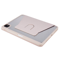 MUTURAL for iPad Air (2020) / (2022) / Pro 11 (2020) / (2021) / (2022) Slim Stand Protective Cover Clear Transparent Back Shell with Built-in Pencil Holder