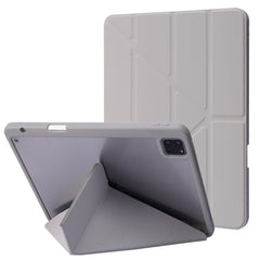For iPad Pro 12.9 (2022) / (2021) / (2020) / (2018) Tablet Case Auto Wake / Sleep Origami Stand PU Leather + Acrylic Cover