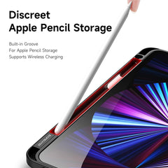 DUX DUCIS Magi Protective Case for iPad Pro 11 (2022) / (2021) / (2020) Shockproof V-fold Stand Tablet Case Support Auto Wake / Sleep