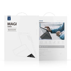 DUX DUCIS Magi Protective Case for iPad mini (2024) / mini (2021) Detachable 2-in-1 Leather+PC+TPU Auto Wake  /  Sleep Function Tablet Cover with V-Fold Stand