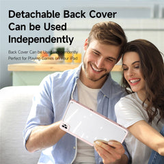DUX DUCIS for iPad Pro 12.9 (2022) / (2021) / (2020) Case Detachable Leather+PC+TPU Anti-drop Tablet Cover with V-fold Stand