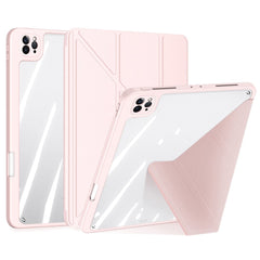 DUX DUCIS for iPad Pro 12.9 (2022) / (2021) / (2020) Case Detachable Leather+PC+TPU Anti-drop Tablet Cover with V-fold Stand