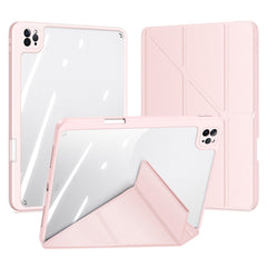 DUX DUCIS for iPad Pro 12.9 (2022) / (2021) / (2020) Case Detachable Leather+PC+TPU Anti-drop Tablet Cover with V-fold Stand