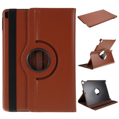 Leather Cover for iPad Air 10.5 (2019) / Pro 10.5 (2017) / iPad 10.2 (2021) / (2020) / (2019) Litchi Texture Rotary Stand Tablet Case