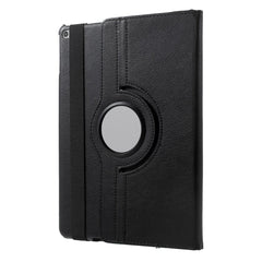 Leather Cover for iPad 9.7 (2018) / 9.7 (2017) / Air 2 / Air (2013) Rotary Stand Tablet Case with Elastic Band