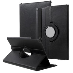 Leather Cover for iPad 9.7 (2018) / 9.7 (2017) / Air 2 / Air (2013) Rotary Stand Tablet Case with Elastic Band