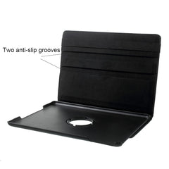 Leather Cover for iPad 9.7 (2018) / 9.7 (2017) / Air 2 / Air (2013) Rotary Stand Tablet Case with Elastic Band