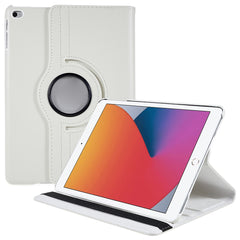 Leather Cover for iPad 9.7 (2018) / 9.7 (2017) / Air 2 / Air (2013) Rotary Stand Tablet Case with Elastic Band