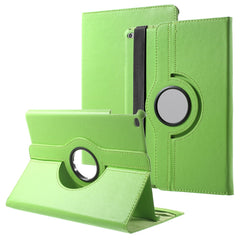 Leather Cover for iPad 9.7 (2018) / 9.7 (2017) / Air 2 / Air (2013) Rotary Stand Tablet Case with Elastic Band