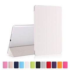 For iPad 9.7-inch (2018) / (2017) Magnetic Tri-Fold Stand Leather Case Smart Awake / Sleep Tablet Cover