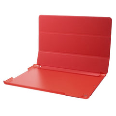 For iPad 9.7-inch (2018) / (2017) Tablet Cover Tri-Fold Stand PU Leather + PC Protective Case