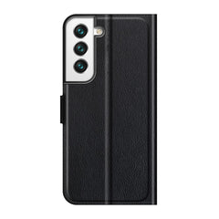 Stoßfeste Litchi-Textur PU-Leder-Brieftaschenhülle Magnetverschluss Schutzständer Flip-Telefonabdeckung Für Samsung Galaxy S22 5G 