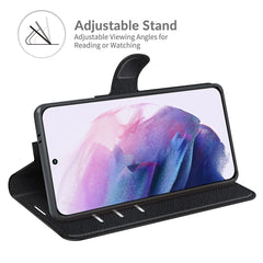 Stoßfeste Litchi-Textur PU-Leder-Brieftaschenhülle Magnetverschluss Schutzständer Flip-Telefonabdeckung Für Samsung Galaxy S22 5G 