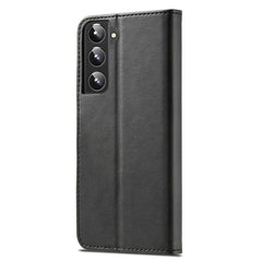 LC.IMEEKE Fallschutz Texturierte Brieftasche PU-Leder Flip Folio Stand Case Handyhülle Cover für Samsung Galaxy S22 5G 