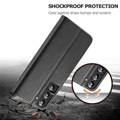 LC.IMEEKE Fallschutz Texturierte Brieftasche PU-Leder Flip Folio Stand Case Handyhülle Cover für Samsung Galaxy S22 5G 